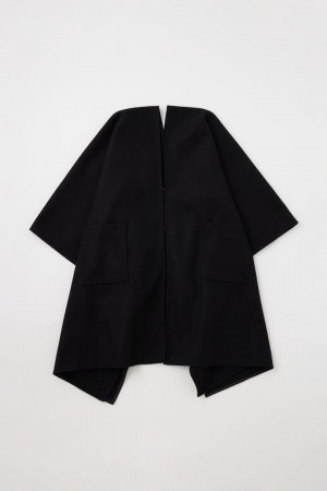 Dámské Kabáty Moussy Comfortable Cape Černé | MER10095NU