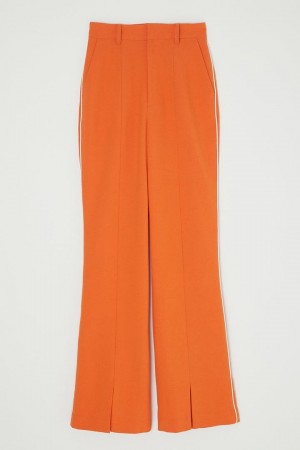 Dámské Kalhoty Moussy Slit Flare Oranžové | JGK2923RF