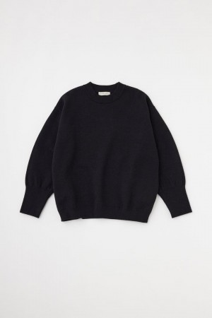 Dámské Svetry Moussy Double Knit Top Černé | JVL123FH