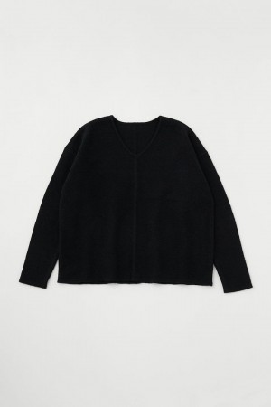 Dámské Svetry Moussy Loose Knit Pullover Černé | PSW4854OH