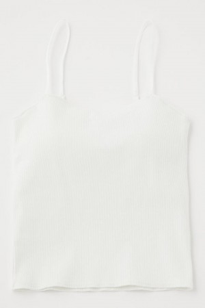 Dámské Tílko Moussy Square Cami Bílé | DUG4287GF