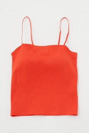 Dámské Tílko Moussy Square Camisole Červené | CYD4326AU