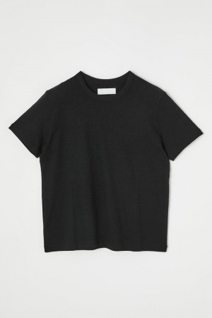 Dámské Tričko Moussy Basic Tee-shirt Černé | DZW4894RI