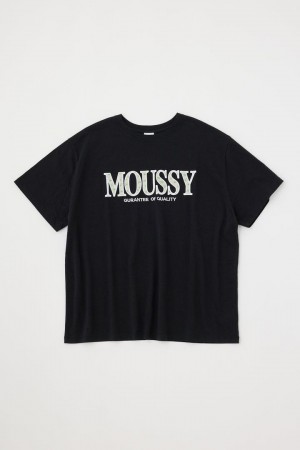 Dámské Tričko Moussy Logo In Logo Tee Černé | ZYU1939IF