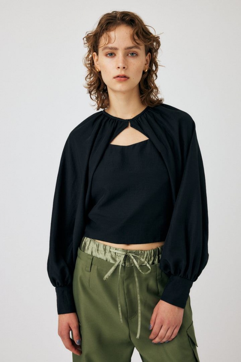 Dámské Halenka Moussy Bolero Set Černé | XEY5784VF