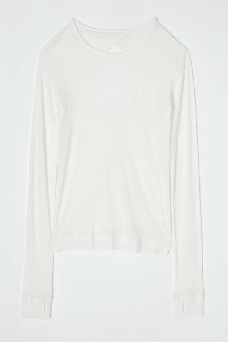 Dámské Halenka Moussy Layered Rib Top Bílé | LXS9414ZO