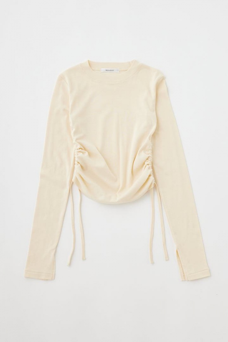 Dámské Halenka Moussy Tulle Layered Shirt Bílé | SGG3732FD