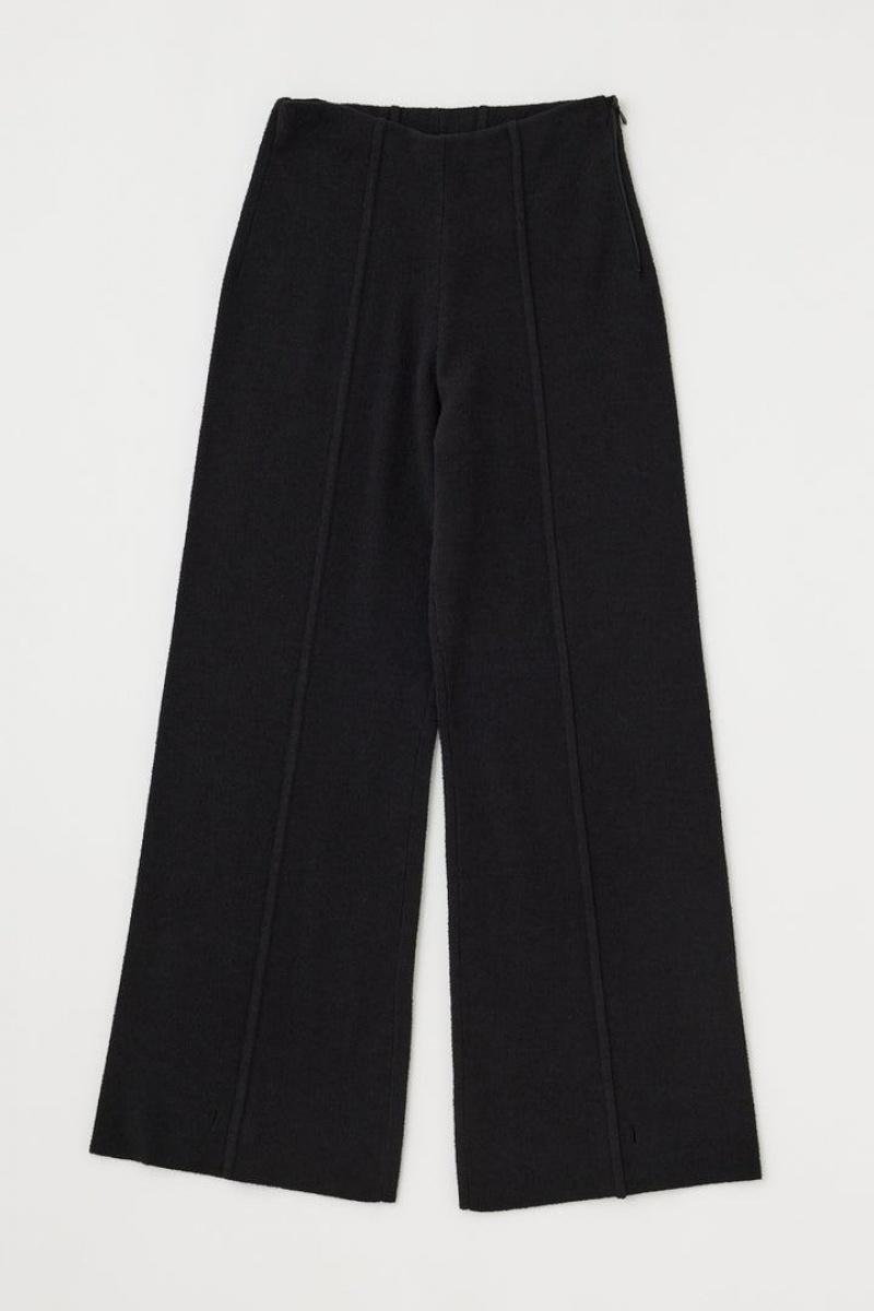 Dámské Kalhoty Moussy Knit Trouser Černé | HKV4855QE