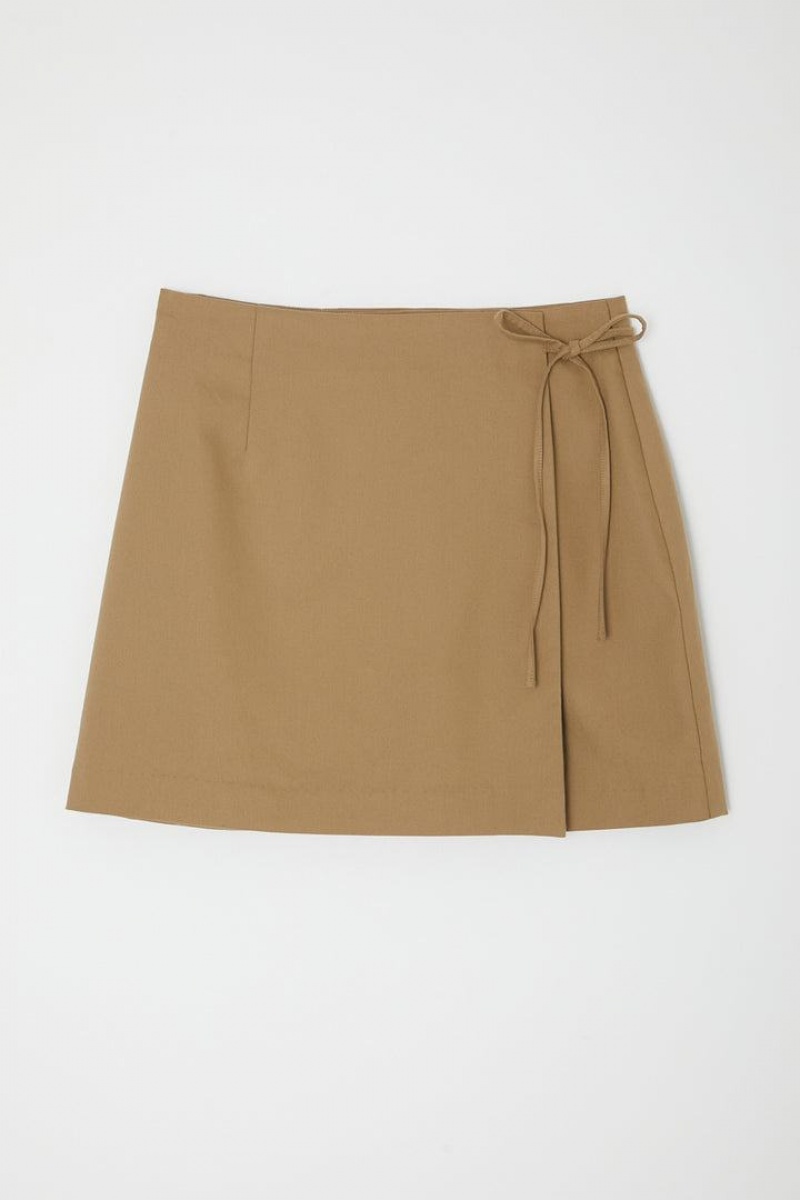 Dámské Kalhoty Moussy Skirt Layered Flare Hnědožlutý | JUY254QI