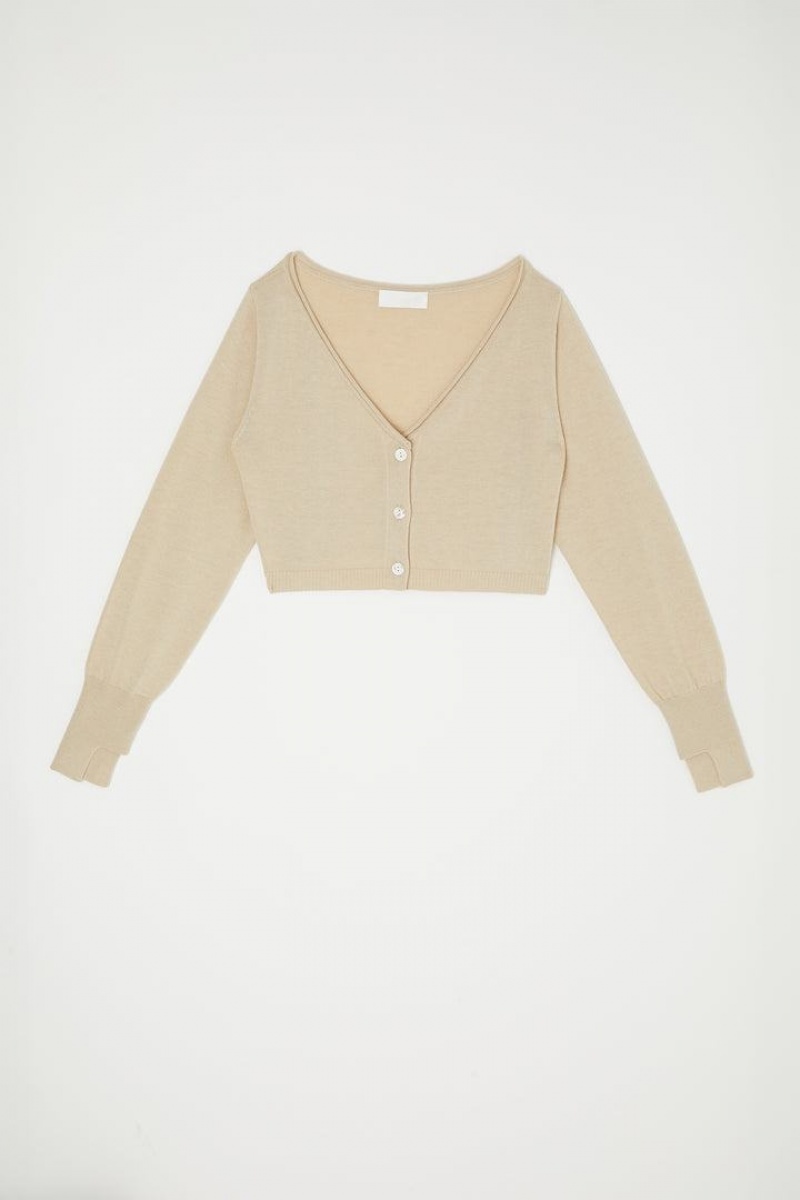 Dámské Kardigan Moussy Emsemble Knit Bílé | CQF8934TD