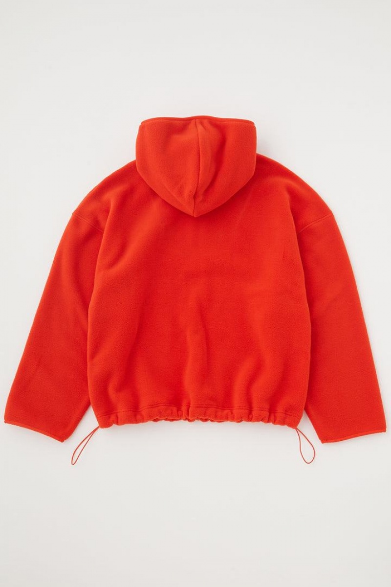 Dámské Mikina s Kapucí Moussy Fleece Oranžové | ZYP7783BK