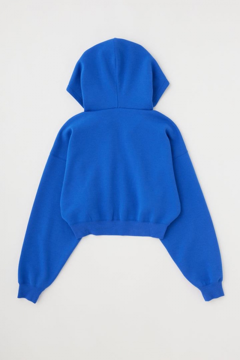 Dámské Mikina s Kapucí Moussy Half Zip Logo Blankyt | AMD934KB