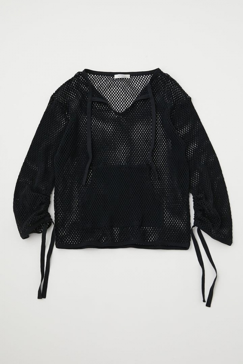 Dámské Mikiny Moussy Mesh Skipper Černé | QWS842DC