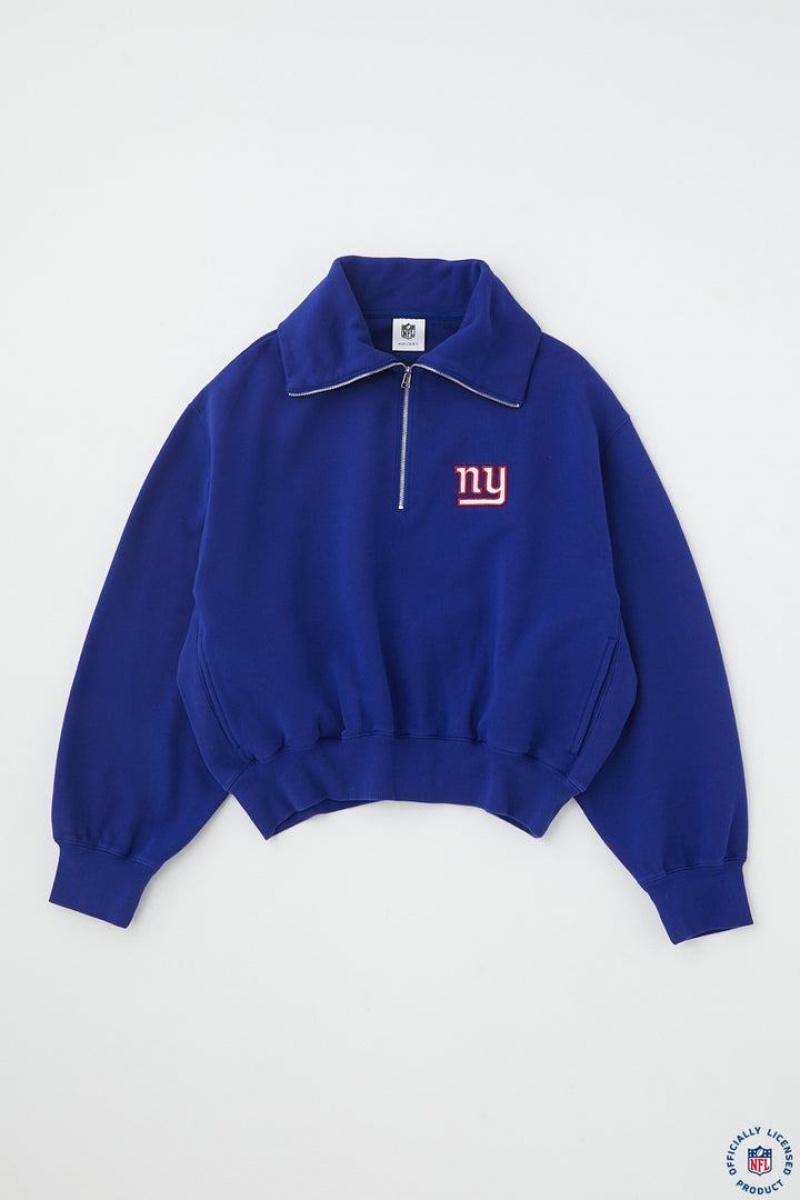 Dámské Mikiny Moussy Nfl Zip Up Tmavě Blankyt | ROZ173PL