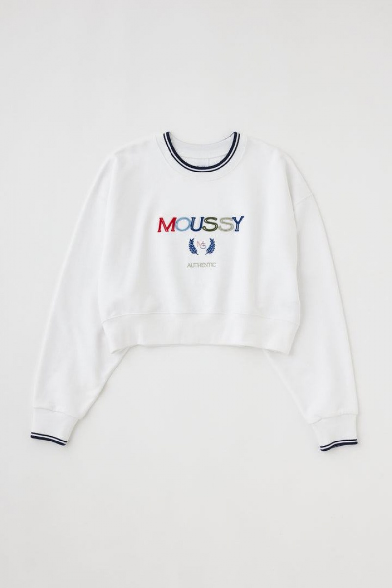 Dámské Mikiny Moussy Outline Bílé | JJH4019FR