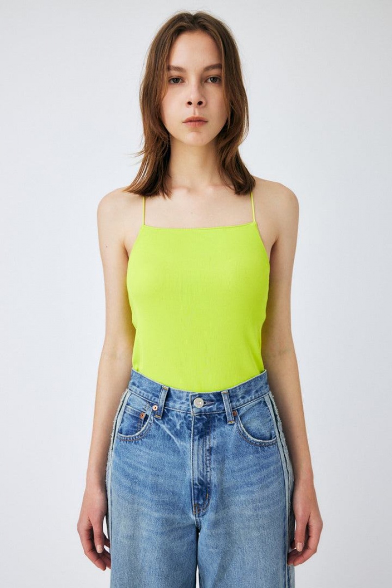 Dámské Tílko Moussy Narrow Páskové Camisole Zelene | WTZ933MZ