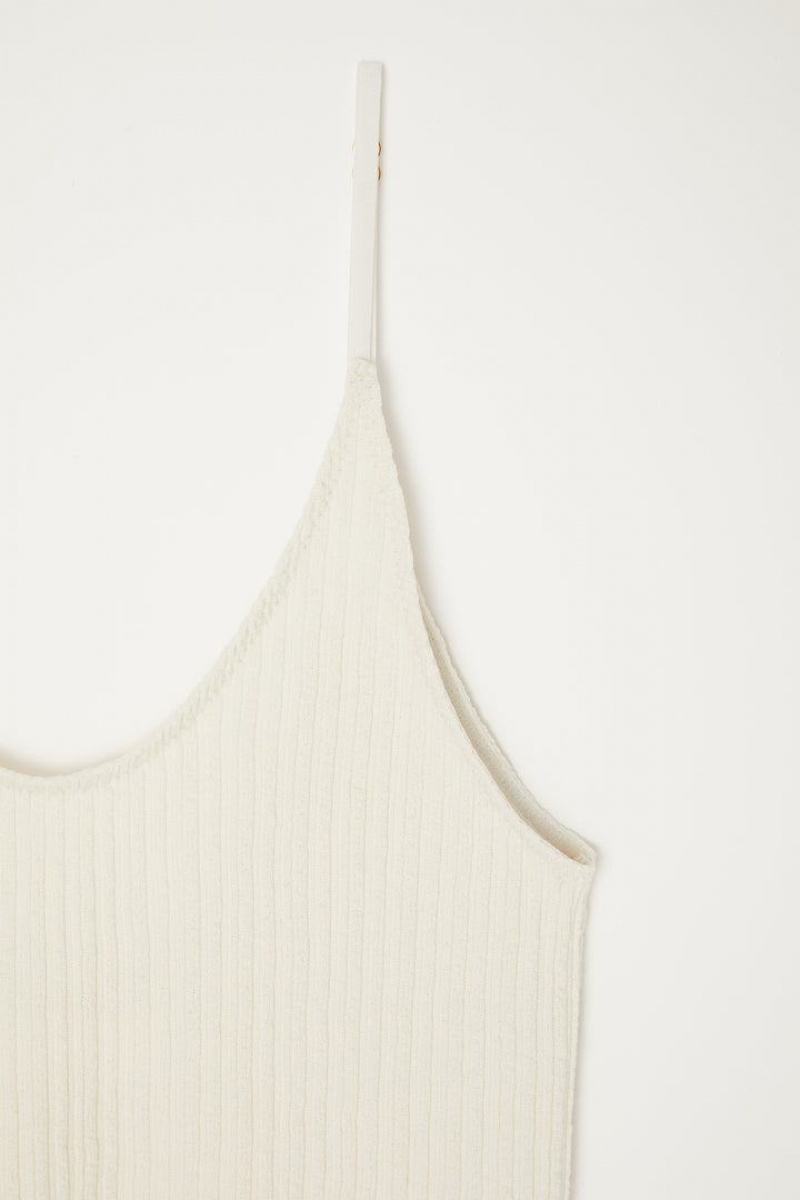 Dámské Tílko Moussy Pohodlí Basic Camisole Bílé | CZM2639IN