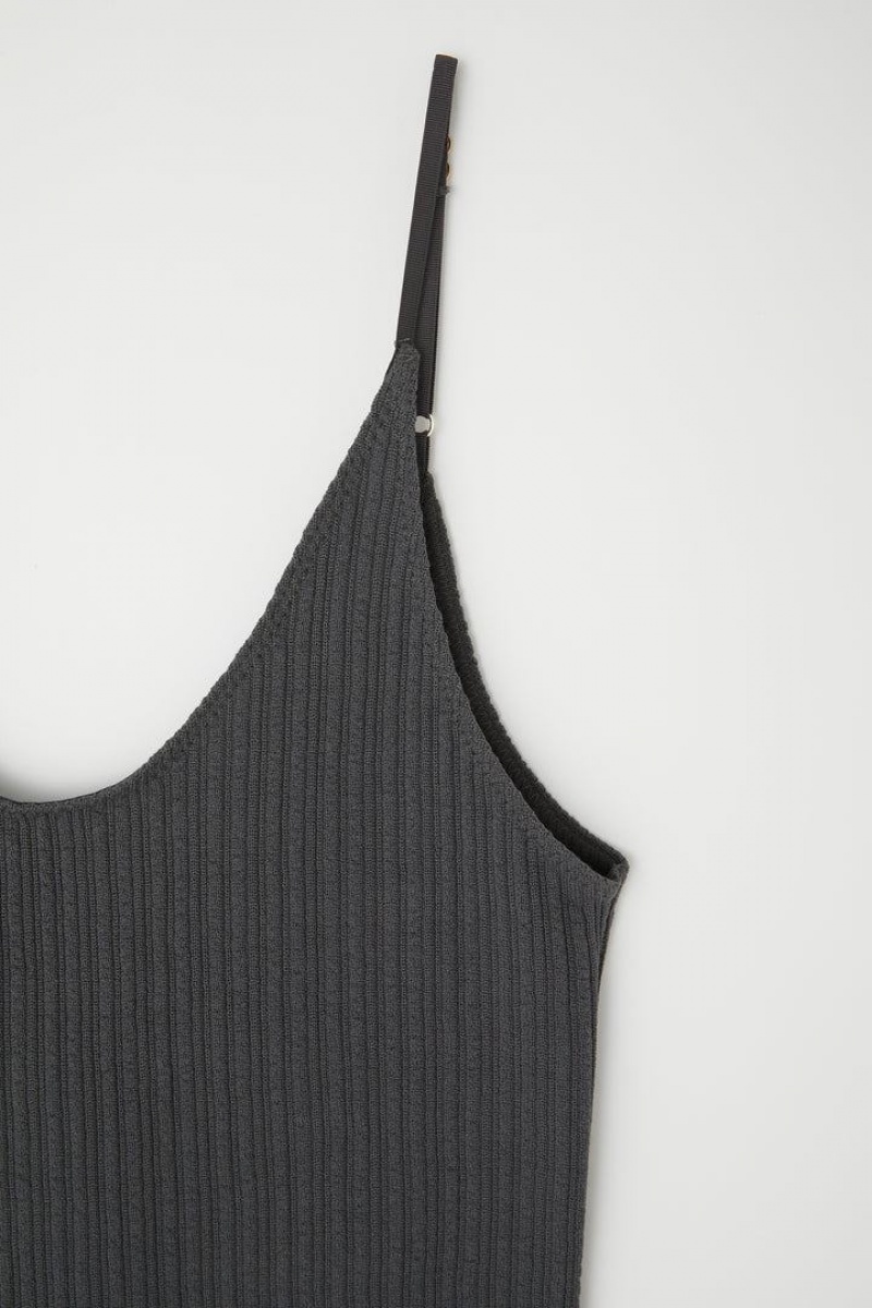 Dámské Tílko Moussy Pohodlí Basic Camisole Tmavě Šedé | FHG629ZU