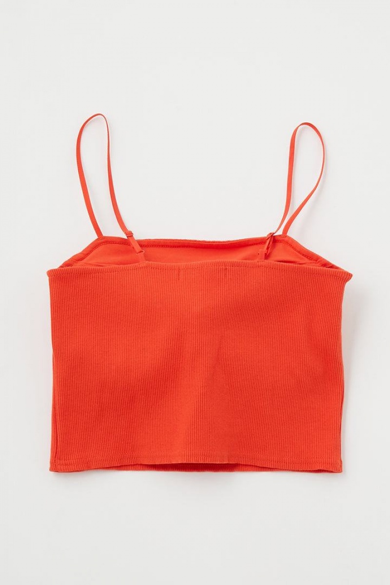 Dámské Tílko Moussy Square Camisole Červené | CYD4326AU