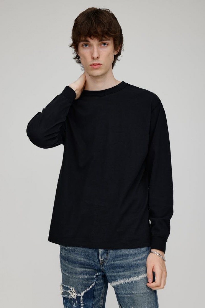 Dámské Tričko Moussy 22fw Gimmick Long Tee Černé | XZR5430PJ