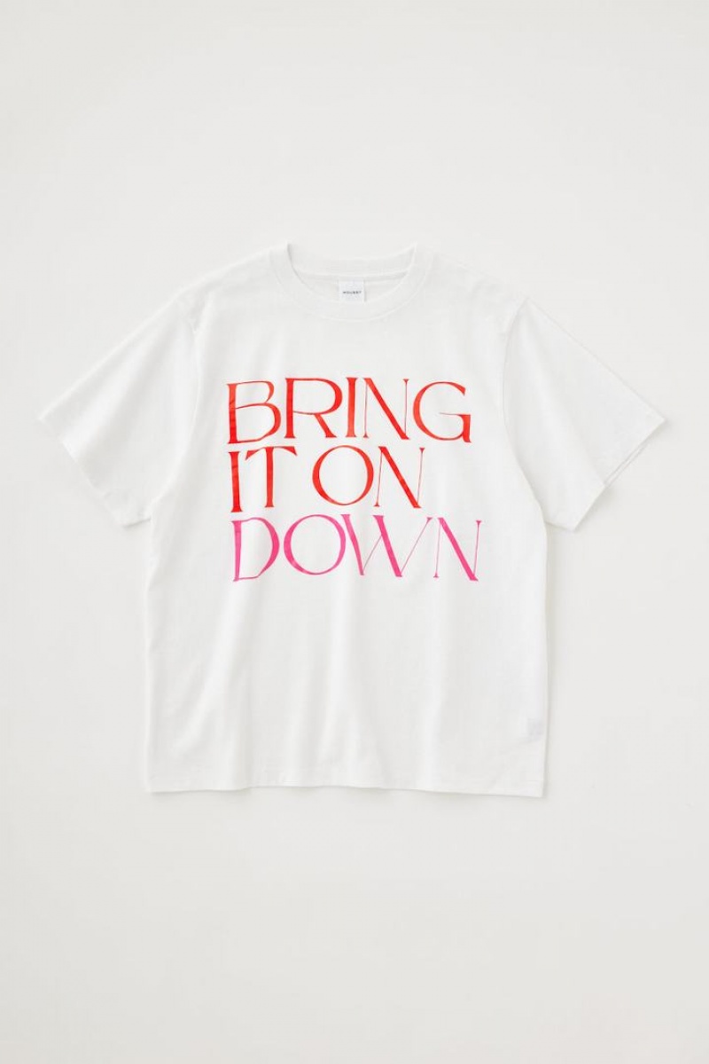 Dámské Tričko Moussy Baring It On Down Tee Bílé | LVU8917LC