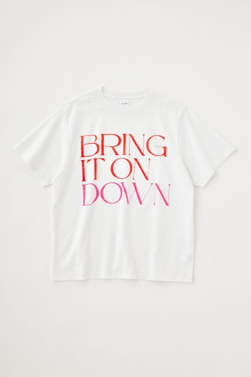 Dámské Tričko Moussy Baring It On Down Tee Bílé | LVU8917LC