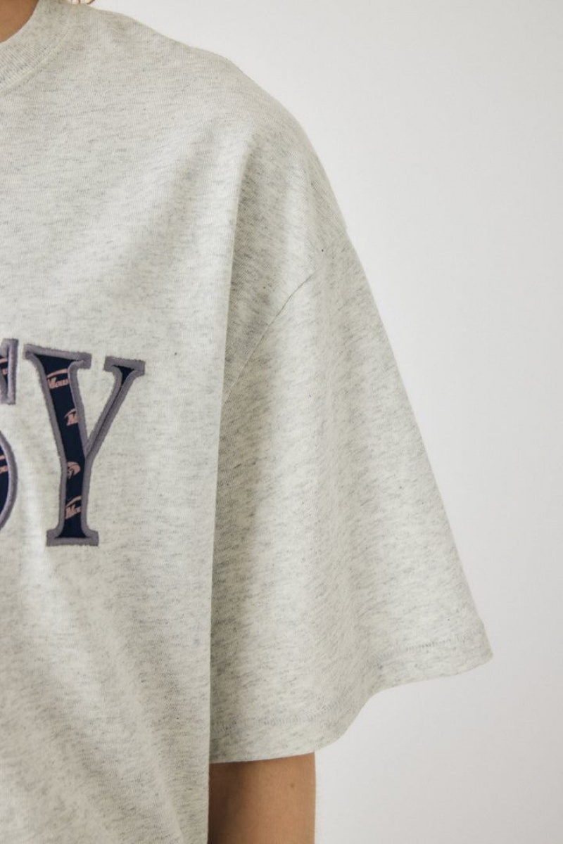 Dámské Tričko Moussy Logo In Logo Tee Tmavě Šedé | DSM4887YT