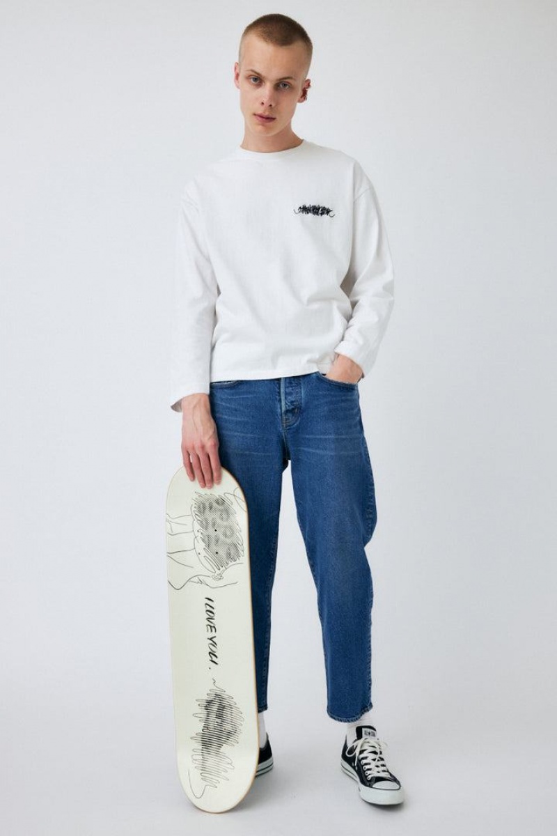 Dámské Tričko Moussy Long Sleeve Tee Bílé | PLO4327LI