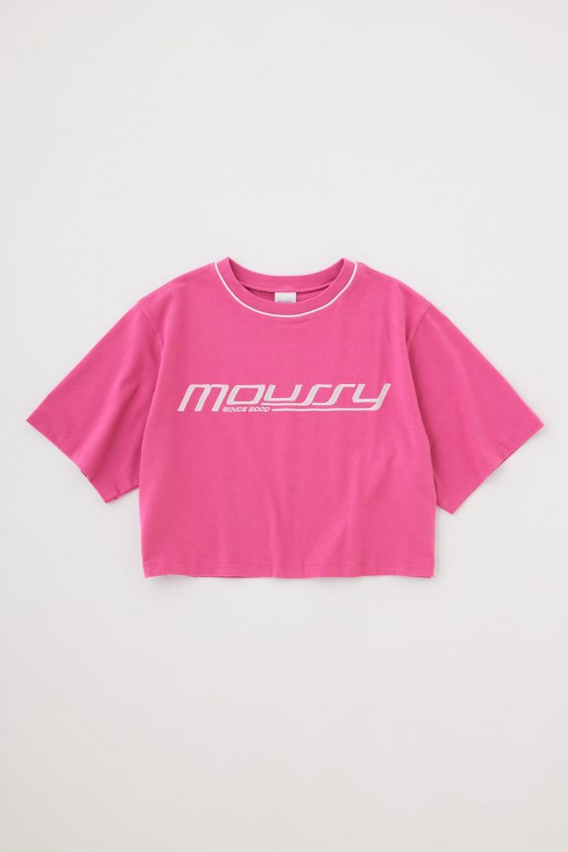 Dámské Tričko Moussy Sportovní Logo Tee Růžové | VEG433MZ