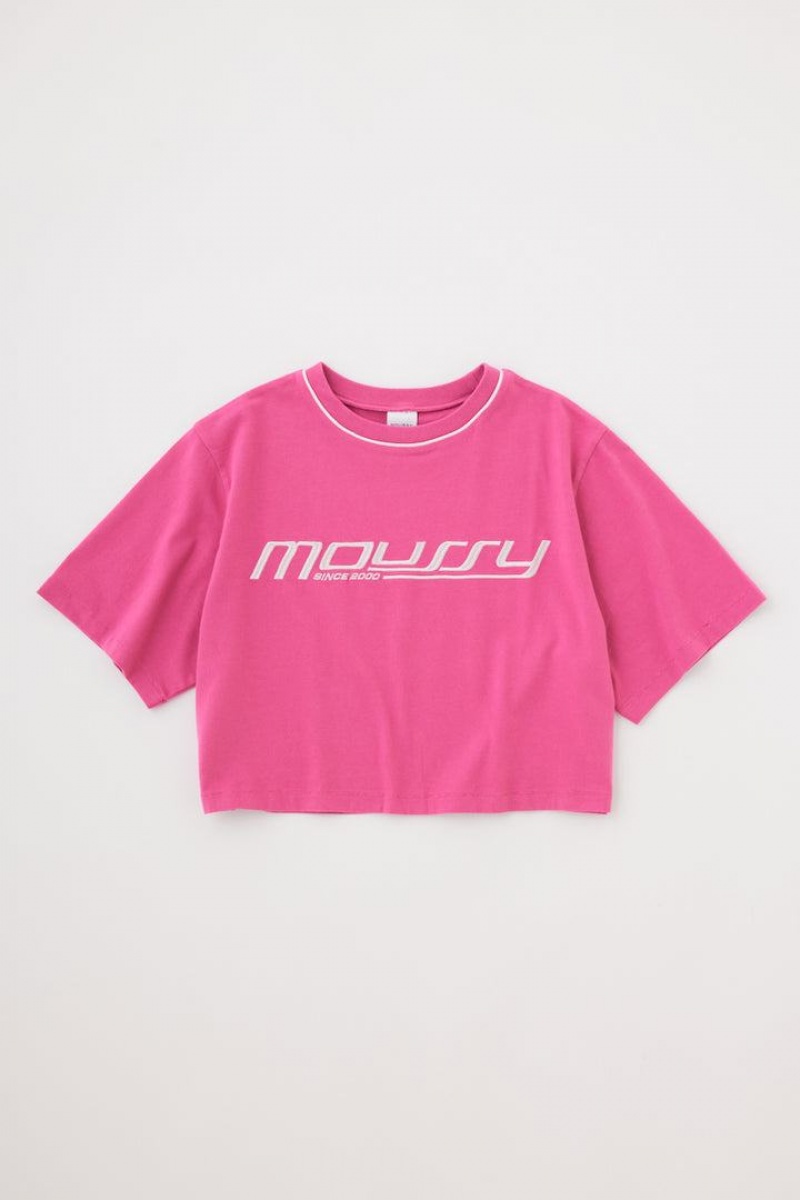 Dámské Tričko Moussy Sportovní Logo Tee Růžové | VEG433MZ