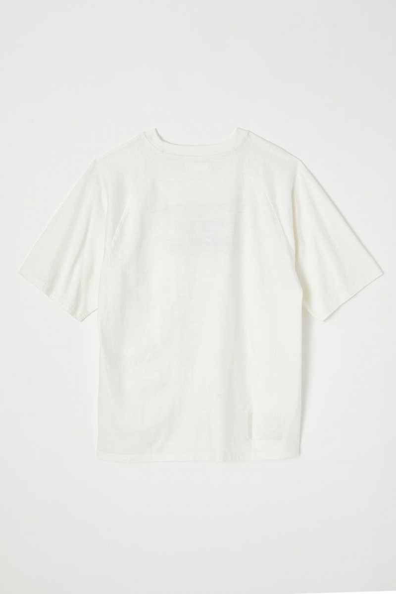 Dámské Tričko Moussy Structure Tee Bílé | URY2630XG