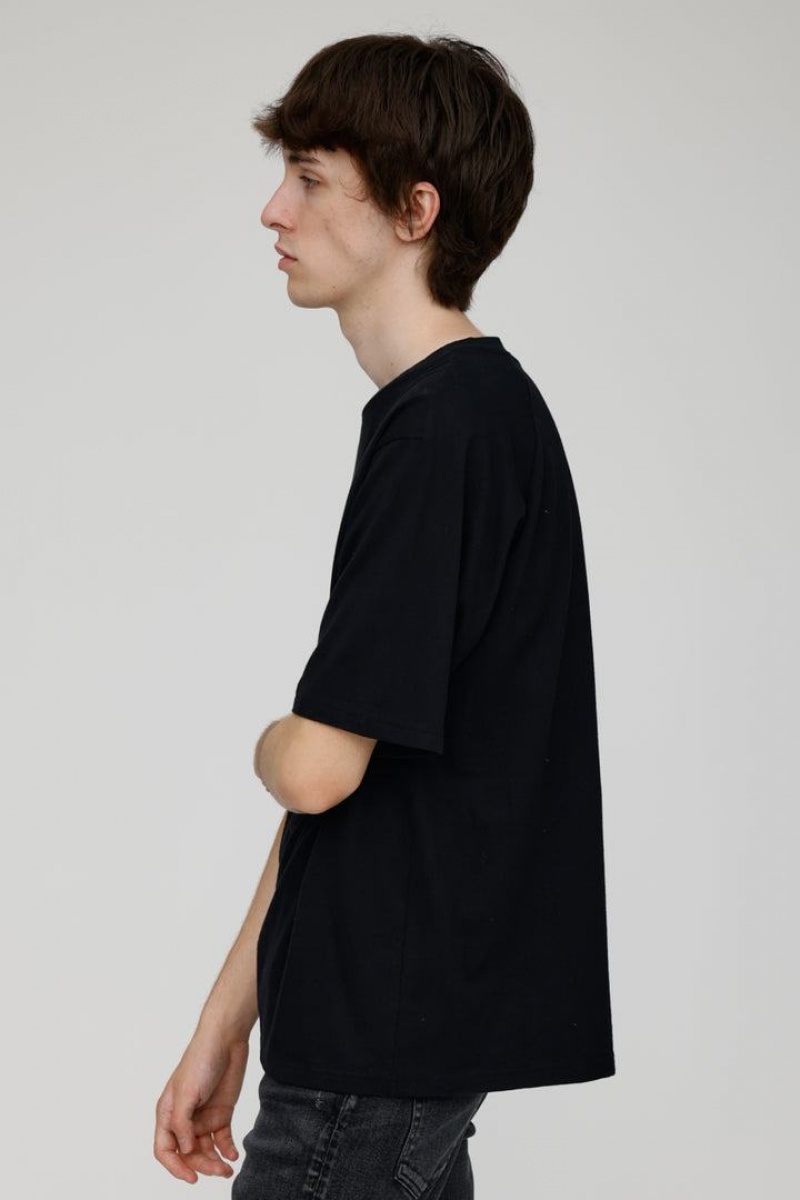 Dámské Tričko Moussy Structure Tee Černé | YUF3450TO