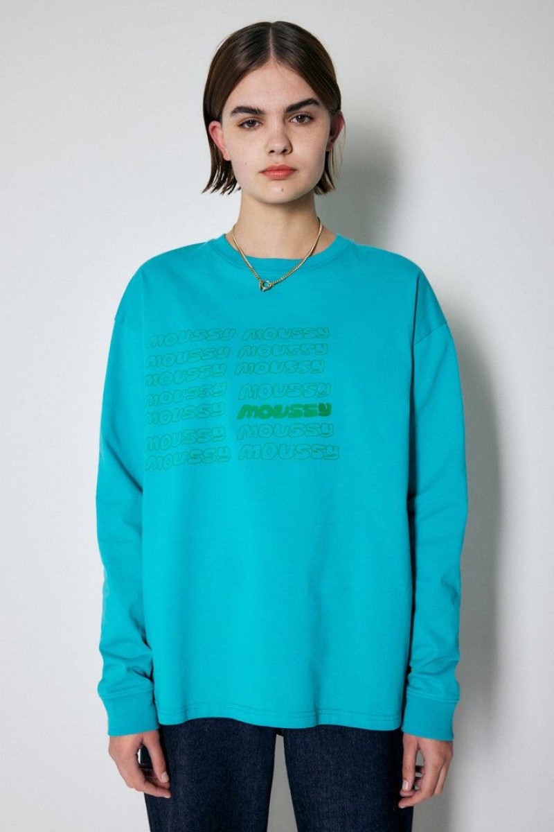 Dámské Tričko Moussy Ygagi Long Sleeve Tee Světle Zelene | BXJ9686DN