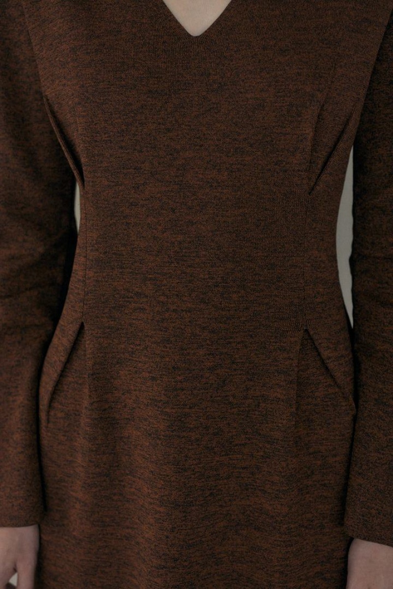 Dámské Šaty Moussy Long Sleeve Knit Oranžové | ROB2681CW