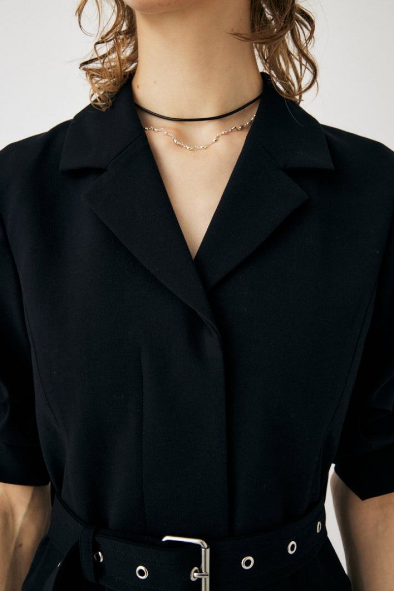 Dámské Šaty Moussy Single Breasted Blazer Černé | RVQ3481UW