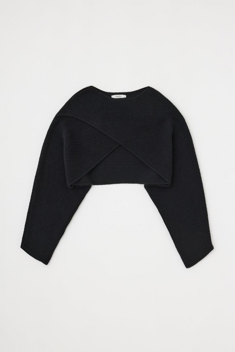 Dámské Šaty Moussy Switching Rib Knit Černé | ASM1552PZ