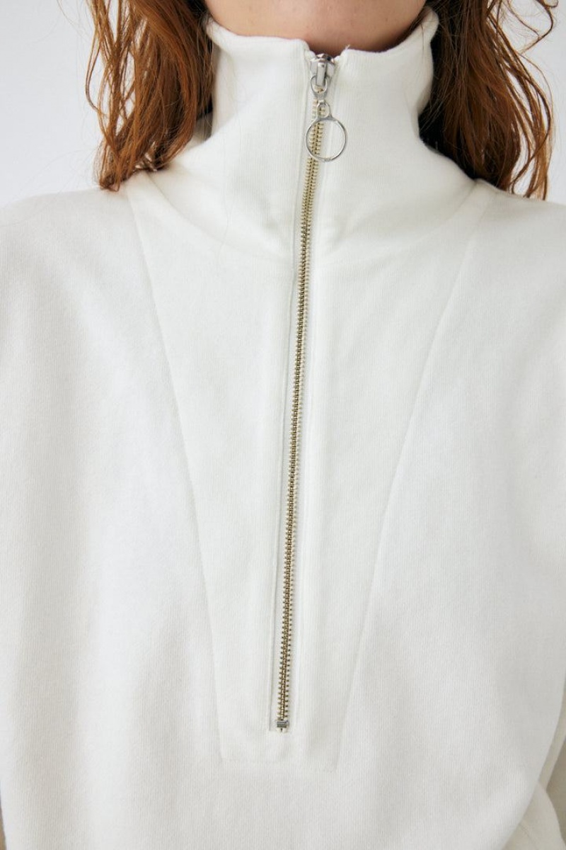 Dámské Šaty Moussy Zip Up Mini Bílé | XZL3148WU